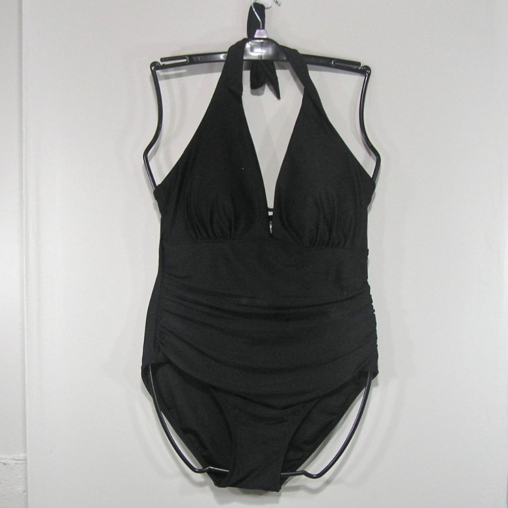 DKNY Black Swimsuit Tummy Control SMALL - Picture 3 of 7